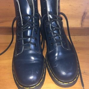 Dr Martens 8 eye Boots Navy UK 4.5